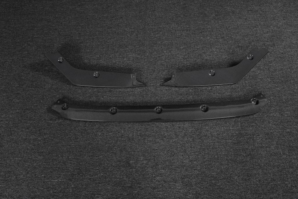 Front Bumper Lip V2 (Carbon) for Honda Civic HB 2021- - image 10