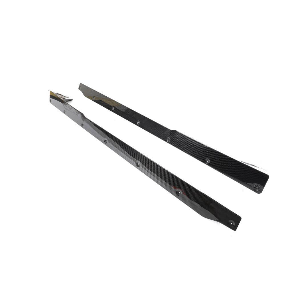 Side Skirt Extensions V1 (for G87, Carbon) for BMW 2 Series G42 2021- - image 10