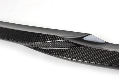 Front Bumper Lip Spoiler (for AMG-Line 2008-2011, Carbon) for Mercedes C-class W204 2007-2015 - image 10