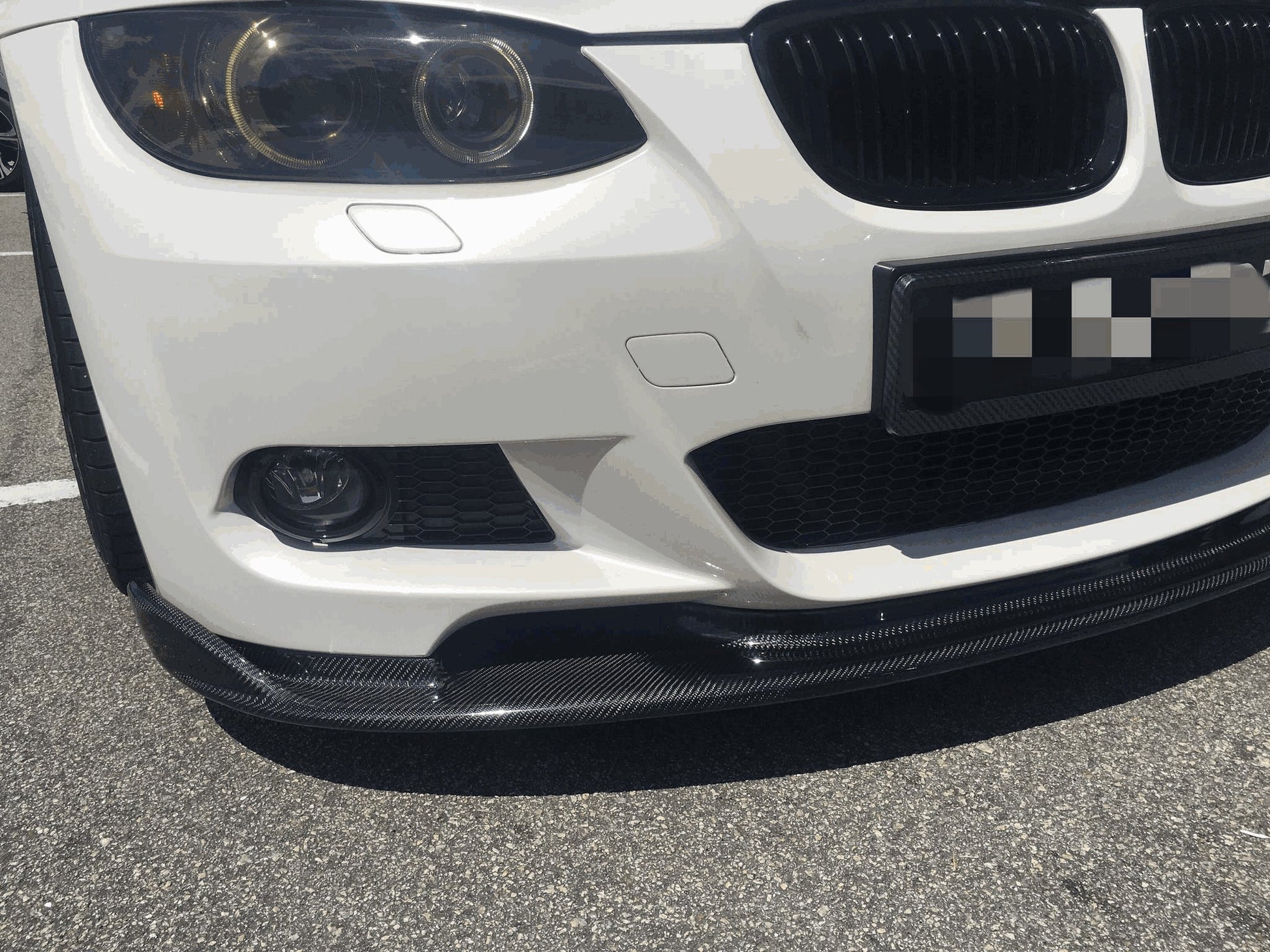 Front Bumper Lip Carbon Fiber V4 (for M3) for BMW 3 series E-90/91/92/93 2005-2011 - image 10