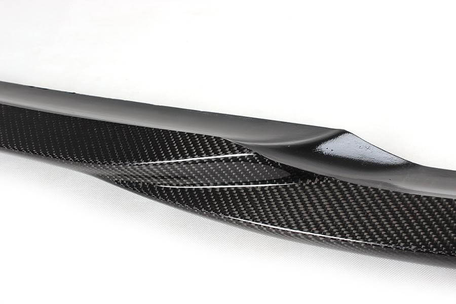 Front Bumper Lip Spoiler (for AMG-Line 2008-2011, Carbon) for Mercedes C-class W204 2007-2015 - image 10