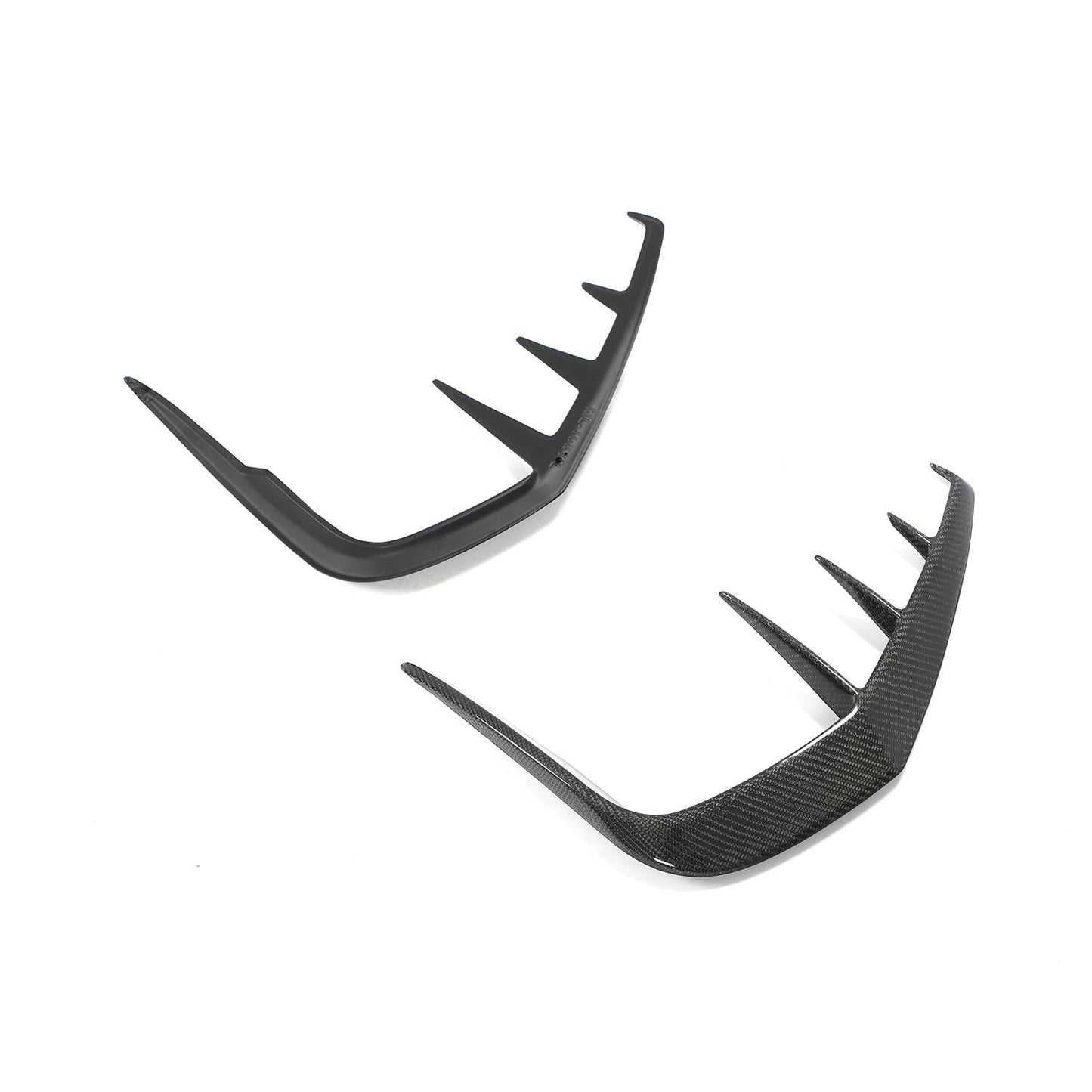 Covers on the rear bumper (for Q60 2016-2022, Carbon) for Infiniti Q50/Q60 2013-2024 - image 10