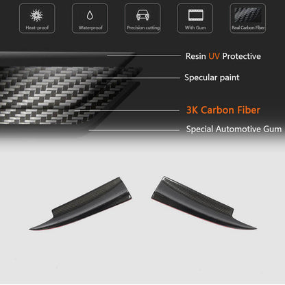 Covers on the rear bumper V3 (for AMG-Line / CLA45 AMG SD, Carbon) for Mercedes CLA C117 2013-2019 - image 10