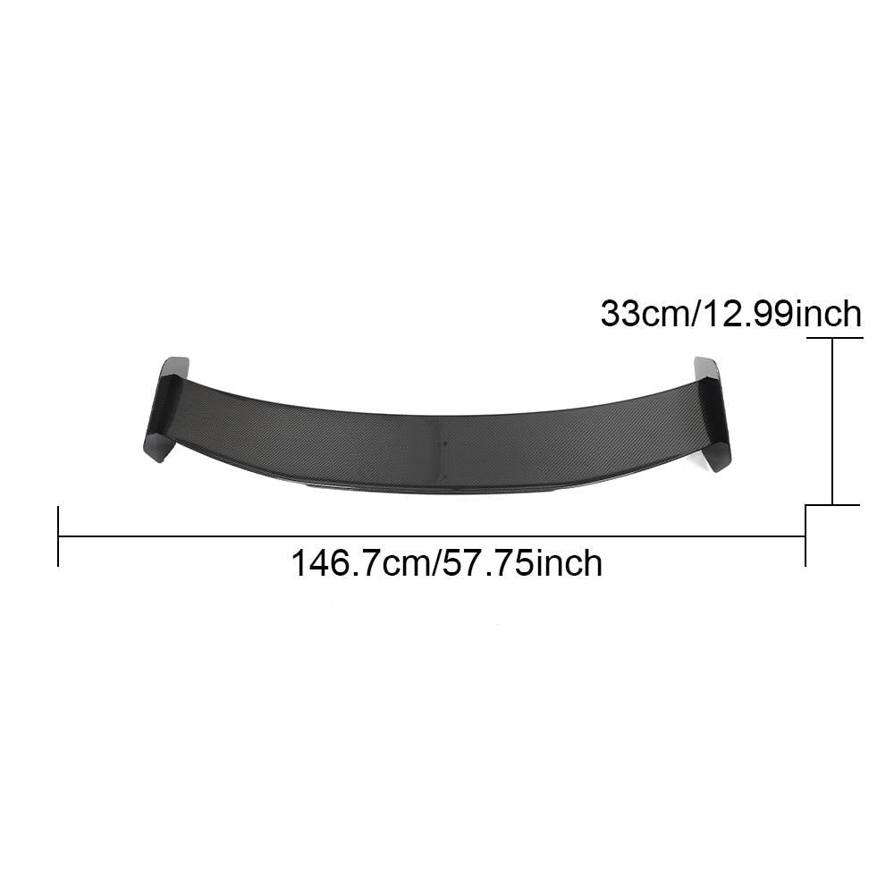 Rear Trunk Spoiler Dry Carbon Fiber V6 for BMW 2 Series G42 2021- - image 10