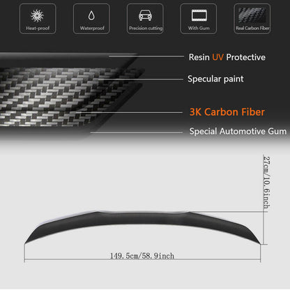Spoiler V4 (Carbon) for Ford Mustang 2015-2023 - image 10