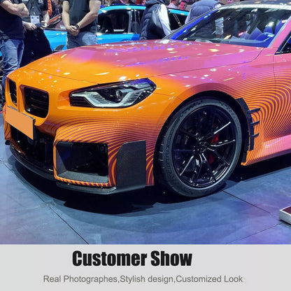 Front Bumper Lip Carbon Fiber V2 (for G87) for BMW 2 Series G42 2021- - image 10