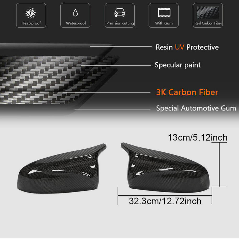 Mirror Covers (Carbon) for BMW X6 E71 2008-2014 - image 10