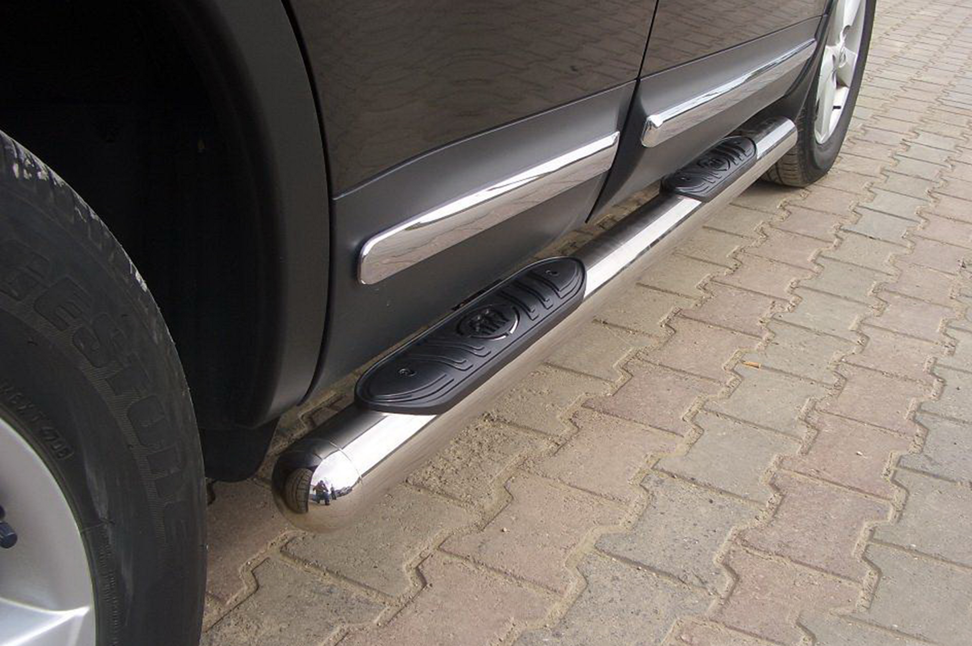 Side Pipes (2 pcs, Stainless Steel) for Nissan Qashqai 2007-2010 - image 5