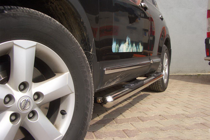 Side Pipes (2 pcs, Stainless Steel) for Nissan Qashqai 2010-2014 - image 4