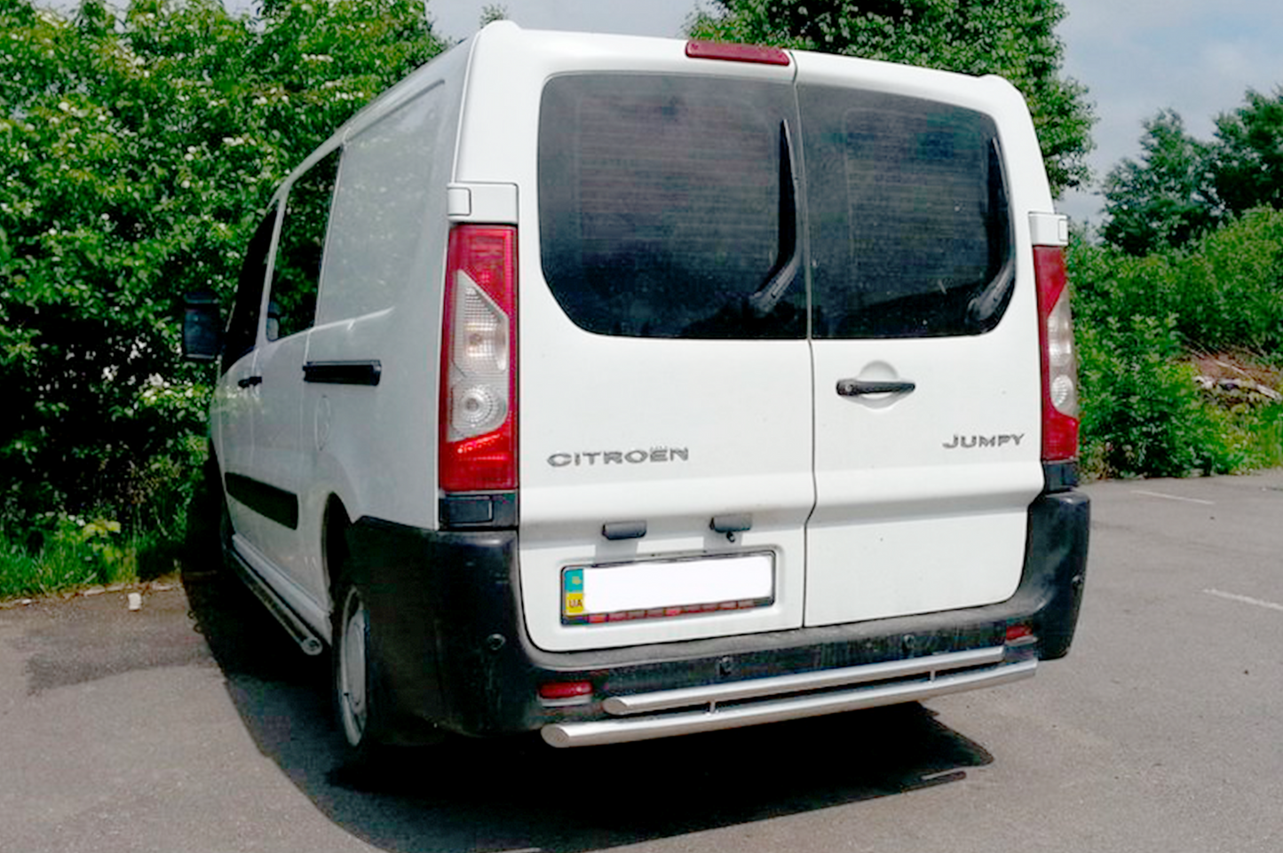 Rear Bar AK002-Double (Stainless Steel) for Fiat Scudo 2007-2015 - image 3