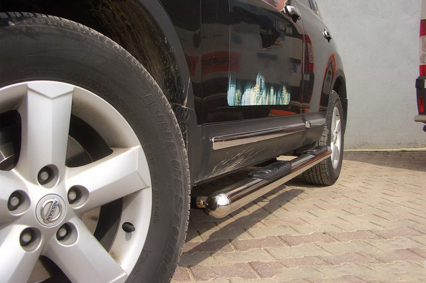 Side Pipes (2 pcs, Stainless Steel) for Nissan Qashqai 2007-2010 - image 4