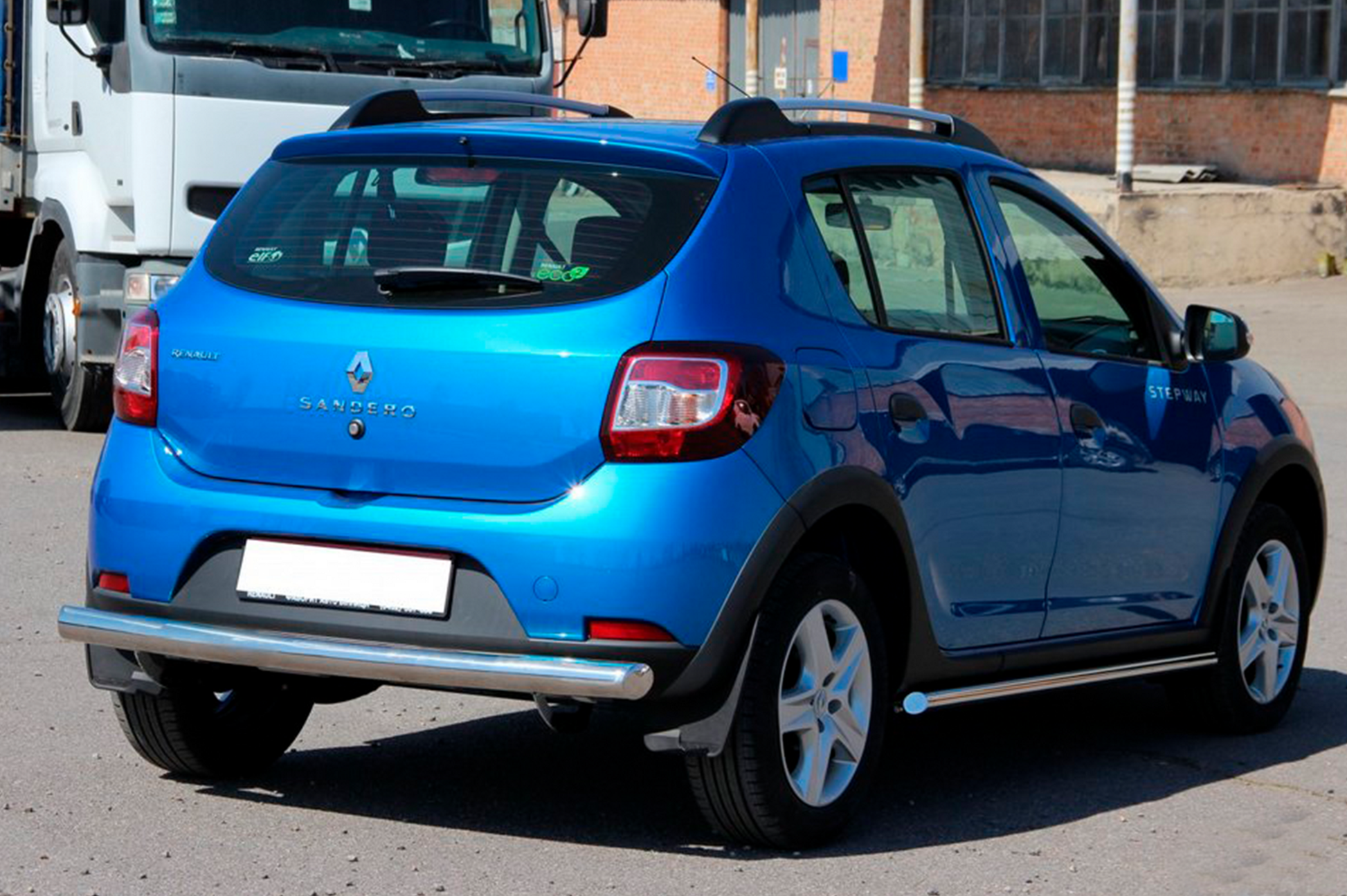 Rear Bar AK002 (Stainless Steel) for Dacia Sandero 2013-2020 - image 4