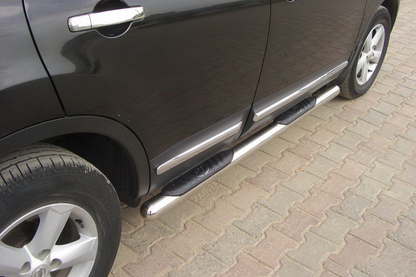 Side Pipes (2 pcs, Stainless Steel) for Nissan Qashqai 2007-2010 - image 3