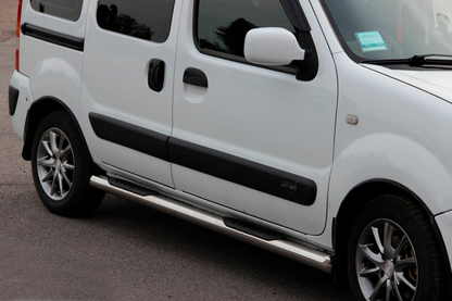 Side Pipes (2 pcs, Stainless Steel) for Renault Kangoo 1998-2008 - image 1