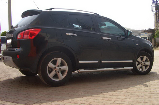 Side Pipes (2 pcs, Stainless Steel) for Nissan Qashqai 2010-2014 - image 2