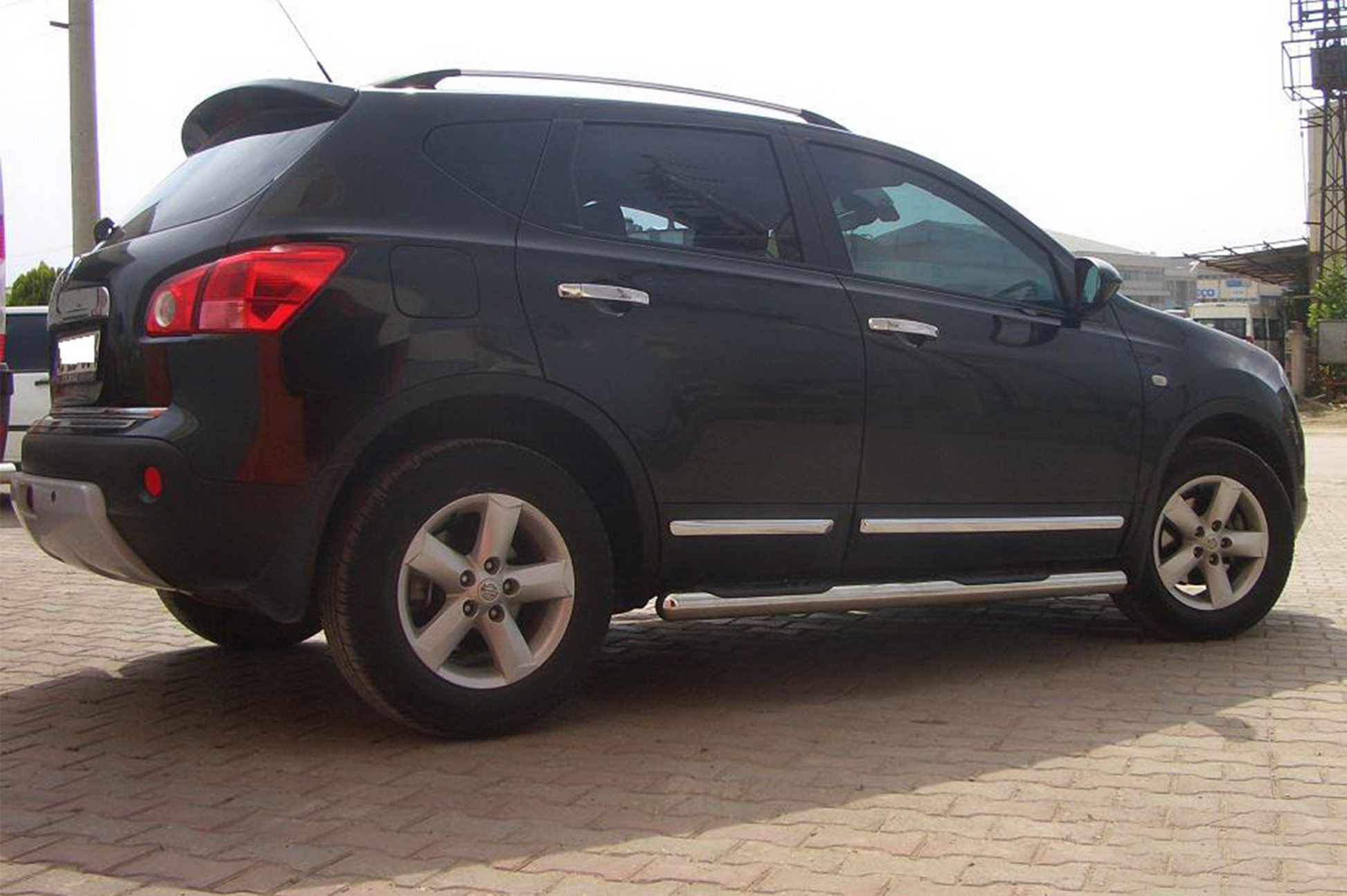 Side Pipes (2 pcs, Stainless Steel) for Nissan Qashqai 2007-2010 - image 2
