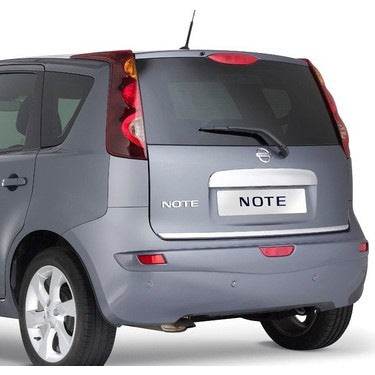 The edge of the trunk (stainless steel). for Nissan Note 2004-2012 - Reelken Auto