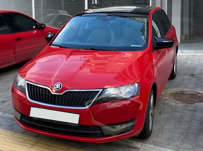 BMW-Style Mirror Covers (with Turn Signal, 2 pcs) for Skoda Rapid 2012-2019 - image 3