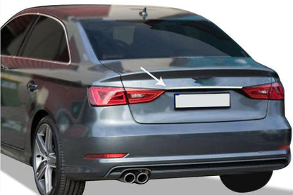 Trunk trim above license plate Sedan (stainless steel) for Audi A3 2012-2020 - image 1