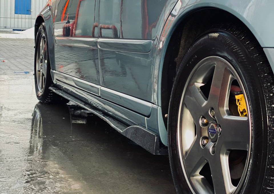 Universal Side Skirt Extensions DPT Black (ABS) (2pcs) (Gloss Black) - image 2