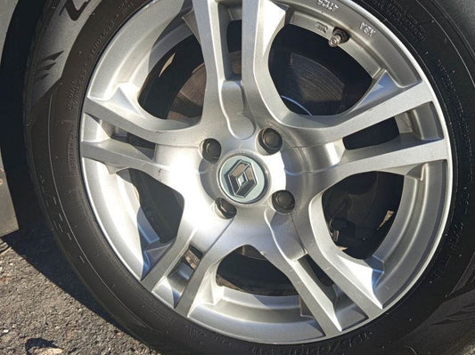 Wheel caps gray ren60tur-sir (59mm by 55mm, 4 pcs) for Renault - Reelken Auto