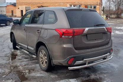 Rear Bar AK004-2 (Stainless Steel) for Mitsubishi Outlander 2012-2021 - image 3