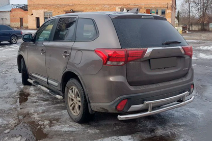 Rear Bar AK004-2 (Stainless Steel) for Mitsubishi Outlander 2012-2021 - image 3