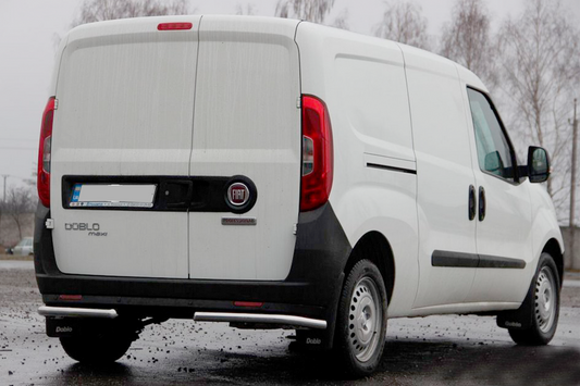 Rear Corner Bars AK003 (Stainless Steel) for Fiat Doblo II 2010-2022 - image 2