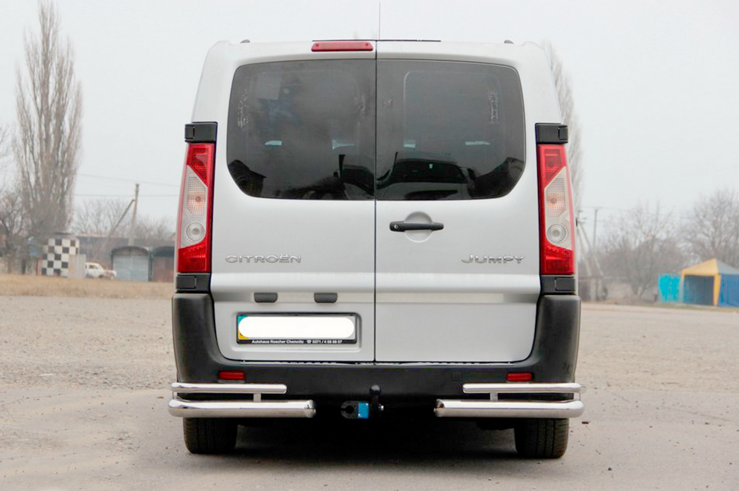 Rear Corner Bars Double (2 pcs, stainless steel) for Citroen Jumpy 2007-2017 - image 3