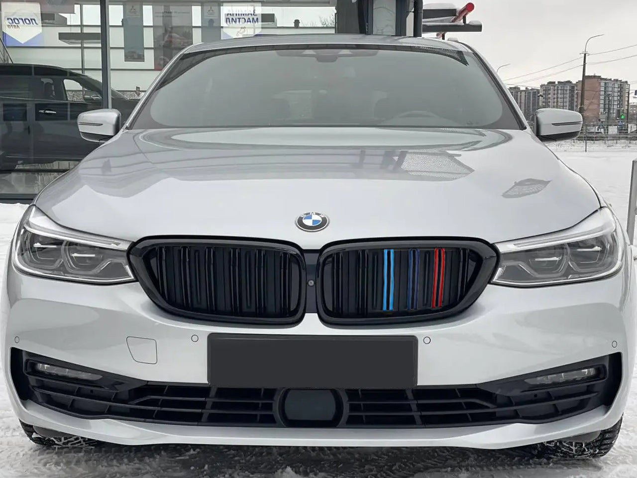 Kidney Grilles M-Look (2017-2020, M-Color) for BMW 6 Series G32 2017- - image 1