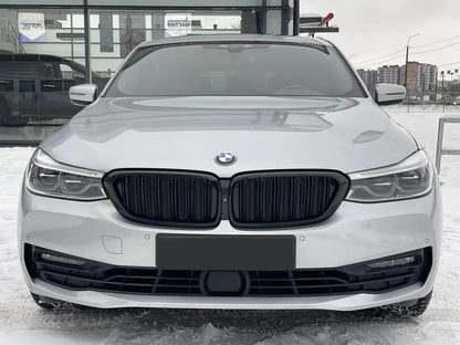 Kidney Grilles M-Look (2017-2020, Gloss Black) for BMW 6 Series G32 2017- - image 3