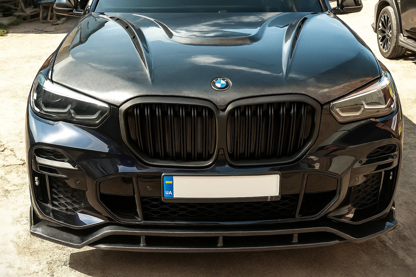 Kidney Grilles M-Look (2019-2022, Matte Black) for BMW X5 G05 2019–2026 - image 1