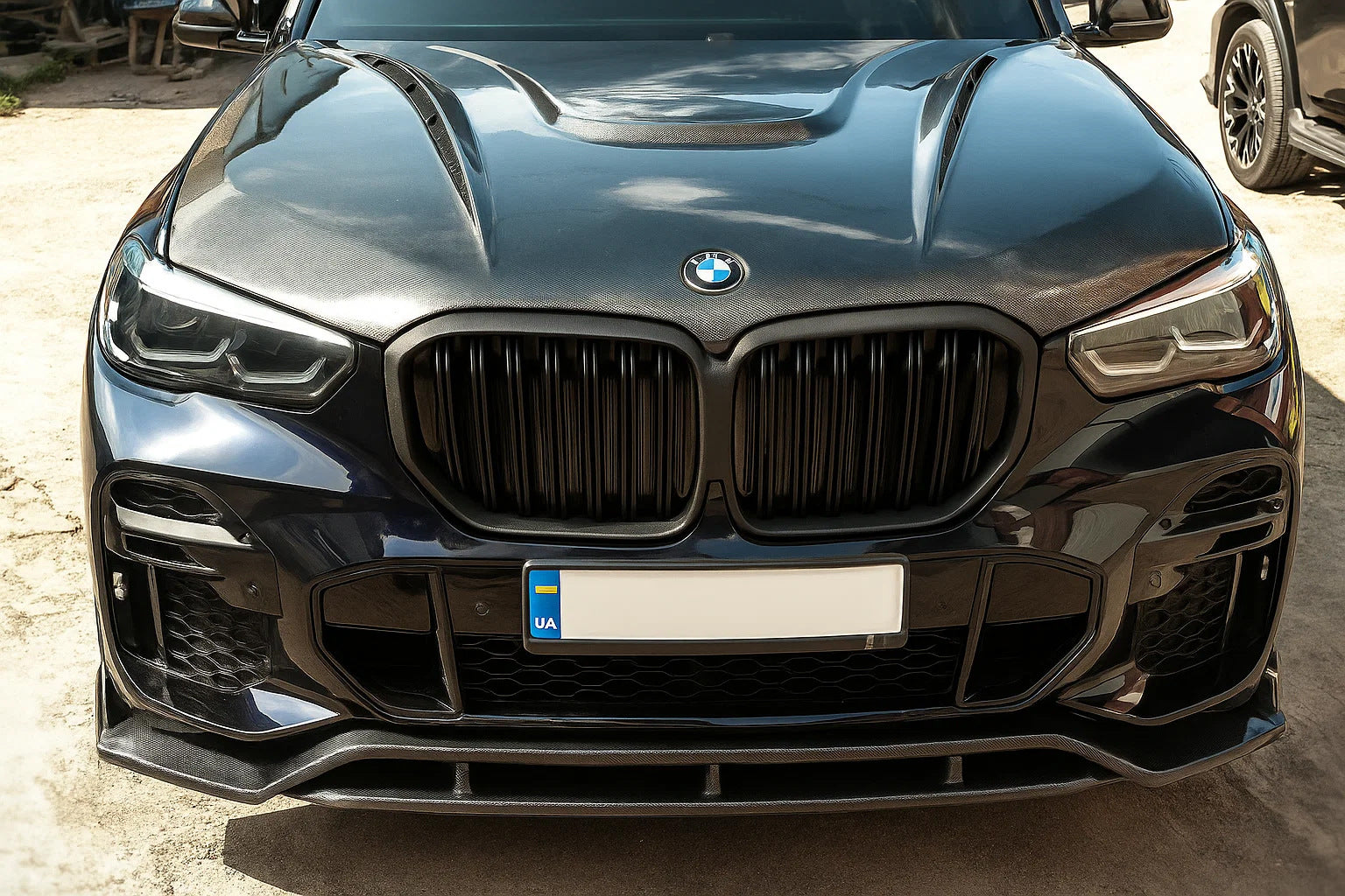 Kidney Grilles M-Look (2019-2022, Matte Black) for BMW X5 G05 2019–2026 - image 1