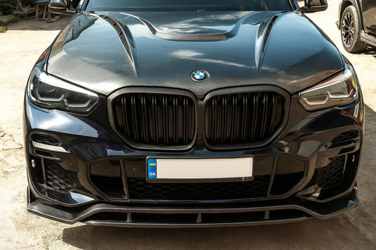 Kidney Grilles M-Look (2019-2022, Matte Black) for BMW X5 G05 2019–2026 - image 1