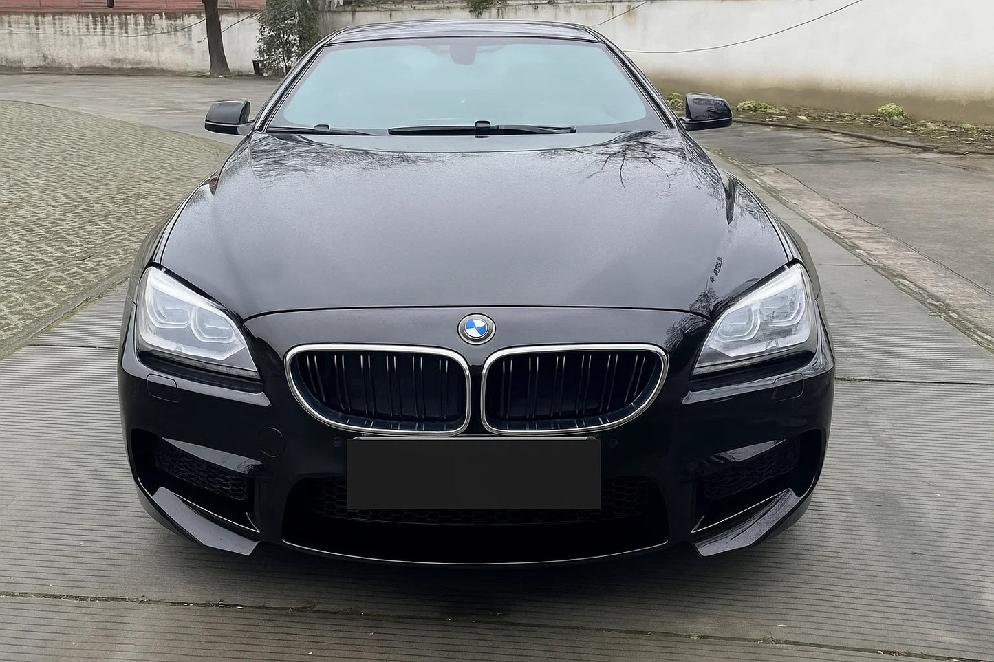 Kidneys M-Look (Gloss Black with Chrome Trim) for BMW 6 Series F12/F13/F06 2011-2018 - image 1