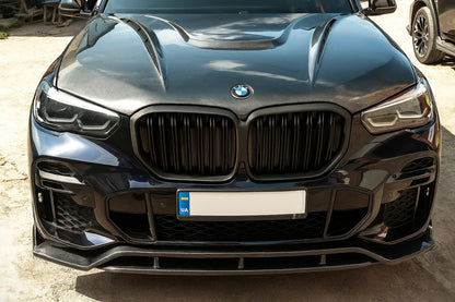 Kidney Grilles M-Look (2019-2022, Matte Black) for BMW X5 G05 2019- - image 1