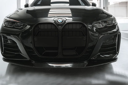 CS-Style Kidney Grilles (for G22/23, Matte Black) for BMW 4 Series G22/23/26 2020- - image 1