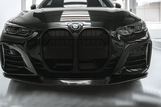 CS-Style Kidney Grilles (for G22/23, Matte Black) for BMW 4 Series G22/23/26 2020- - image 1