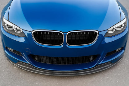 M-Look Kidney Grilles (for 2005-2009, Gloss Black with Chrome Trim) for BMW 3 Series E92/E93 2006–2013 - image 1