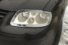 Headlight Covers (2 pcs, Stainless Steel) for Volkswagen Caddy 2004-2010 - image 1