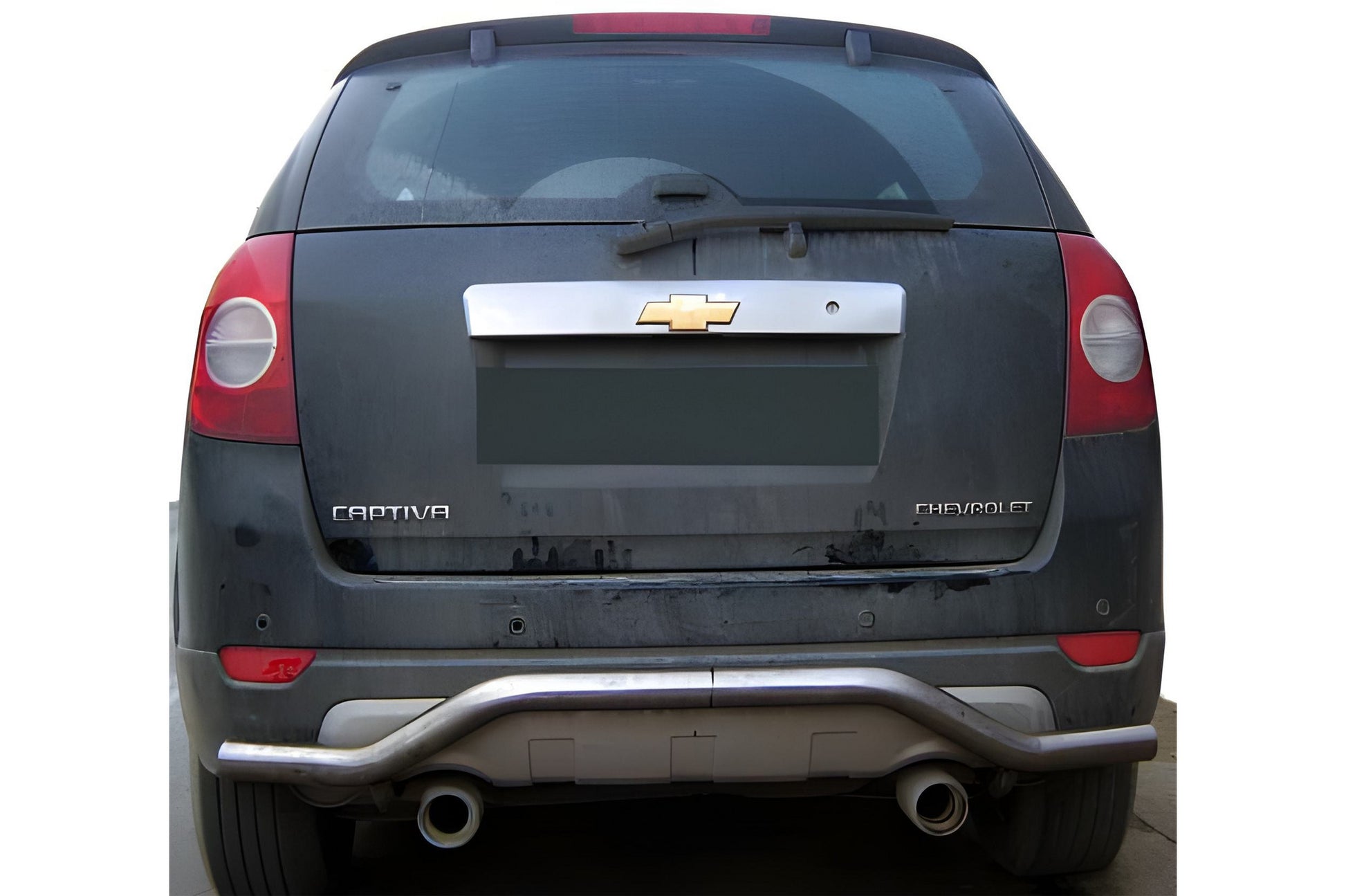 Rear Bar AK008 (Stainless Steel) for Chevrolet Captiva 2006-2019 - image 1