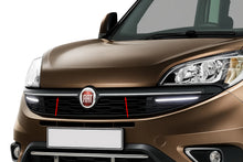 Grille Covers (2015↗, 2 pcs, Stainless Steel) for Fiat Doblo II 2010-2022 - image 1
