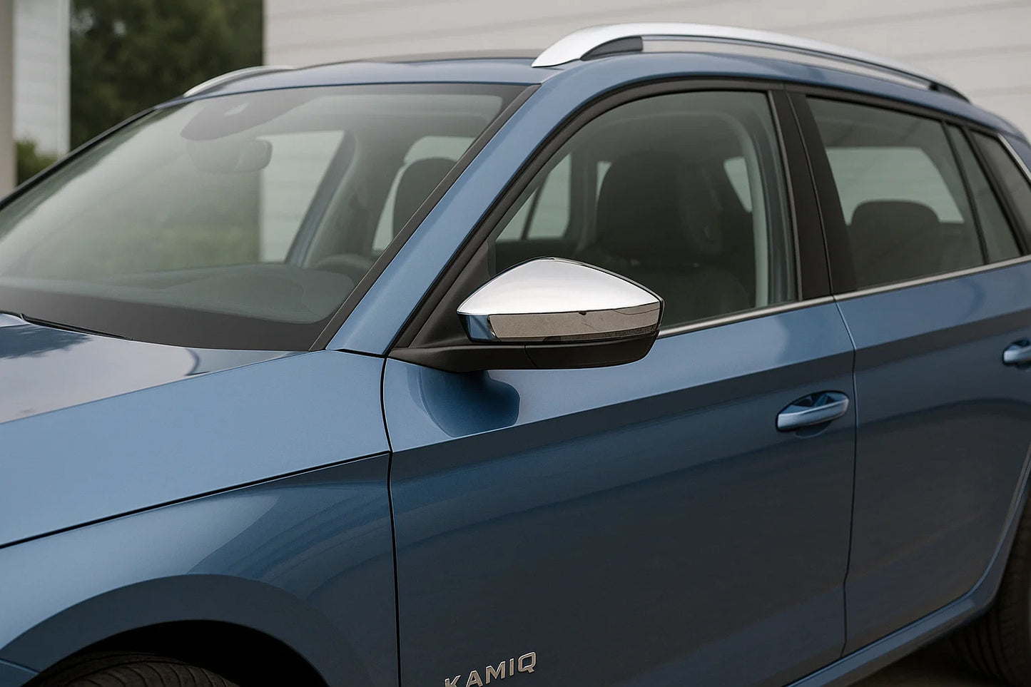 Mirror Covers (2 pcs, Stainless Steel) Carmos for Skoda Kamiq 2019- - image 1