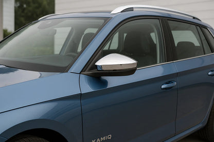 Mirror Covers (2 pcs, Stainless Steel) Carmos for Skoda Kamiq 2019- - image 1