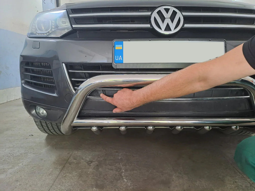 Bull Bar WT003 (Stainless Steel) for Volkswagen Touareg 2010-2018 - image 3