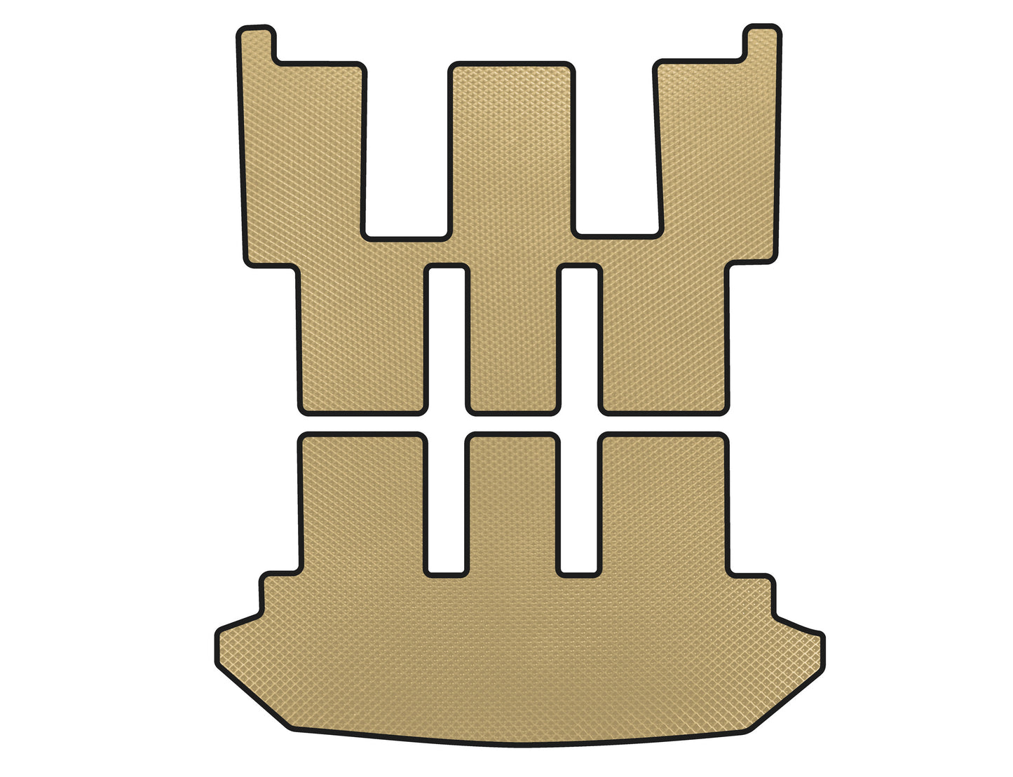 EVA v2 trunk mat (Beige) for Citroen C-8 2002-2014 - image 1