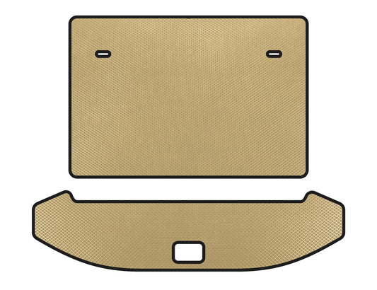 EVA Trunk Mat (3 Rows, Beige) for Jetour X70 2018- - image 1