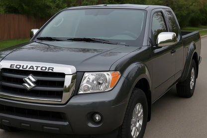 Mirror Covers (2 pcs, Stainless Steel) for Suzuki Equator 2009- - image 3