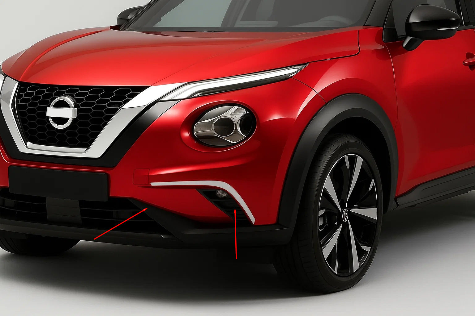 Headlight Covers Chrome (2 pcs, Stainless Steel) for Nissan Juke 2020- - image 1