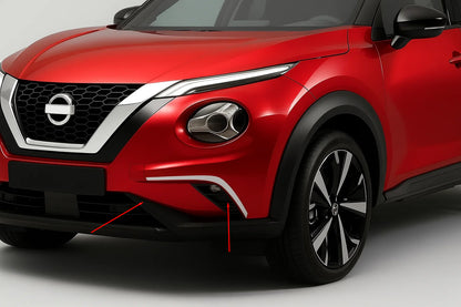 Headlight Covers Chrome (2 pcs, Stainless Steel) for Nissan Juke 2020- - image 1